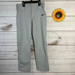Nike Youth Vapor Select Softball Baseball Pants Grey Dri-FIT S 8/9